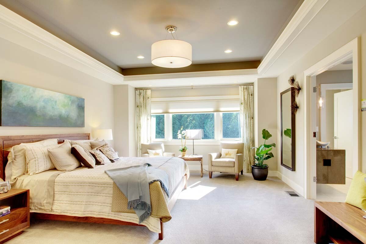 Smart Lighting Systems in a Sophisticated Bedroom