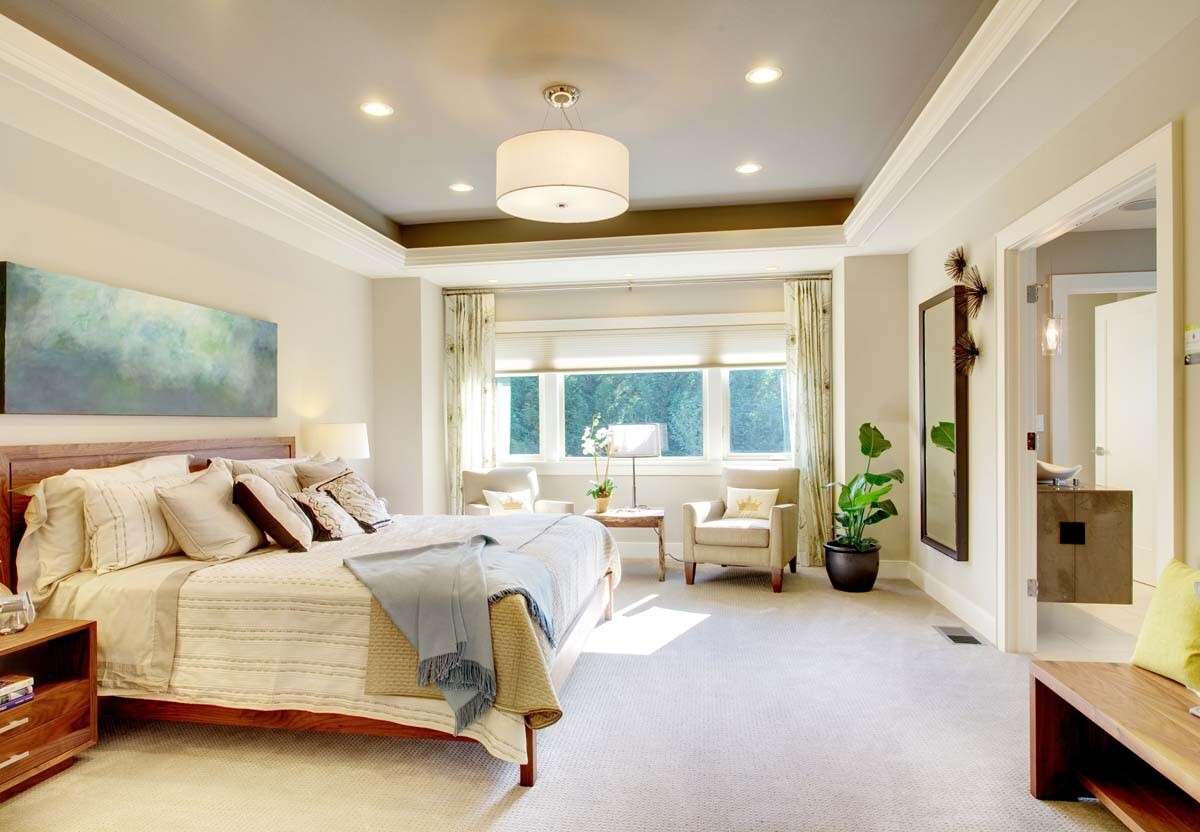 Smart Lighting Systems in a Sophisticated Bedroom