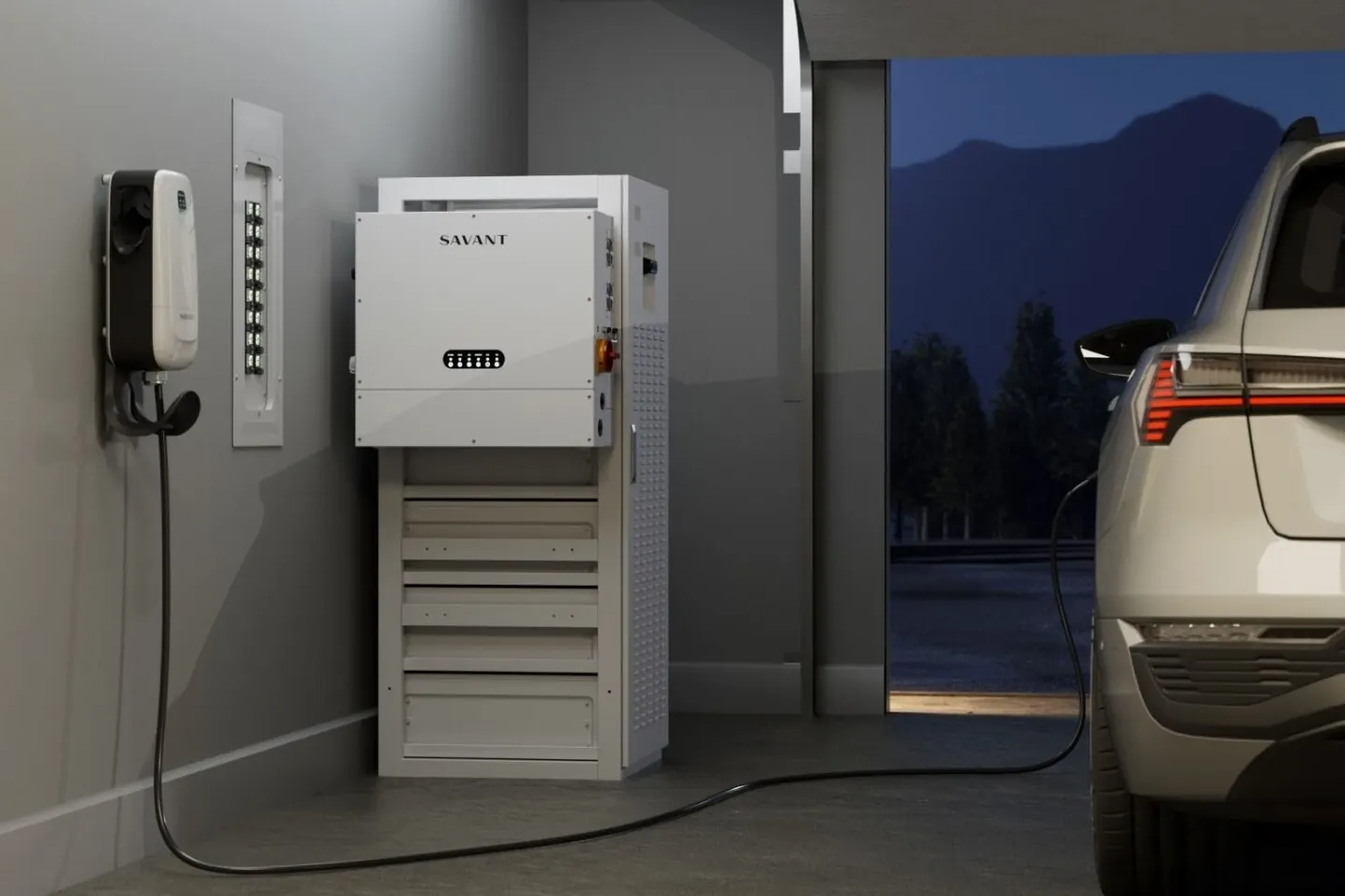 A home energy app showing power use and solar production
